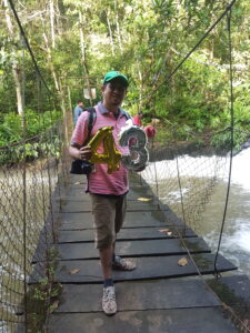 Sendero La Bujona in Nicaragua standing on the bridge taking a picture for my 43rd birthday. Just another year older and still trying to get that perfect selfie!Sendero La Bujona standing on the bridge taking a picture for my 43rd birthday picture.