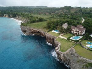 View of the Nicaragua and Honduran pacific coast.