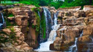 Beautiful waterfall in Carazo, Nicaragua