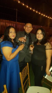 Lilliana, Mey, and I at a wedding in the Colinas