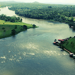 Drum view of Rio San Juan