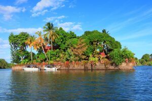 Beautiful Islets of Granada surrounded by the Nicaraguan LAke